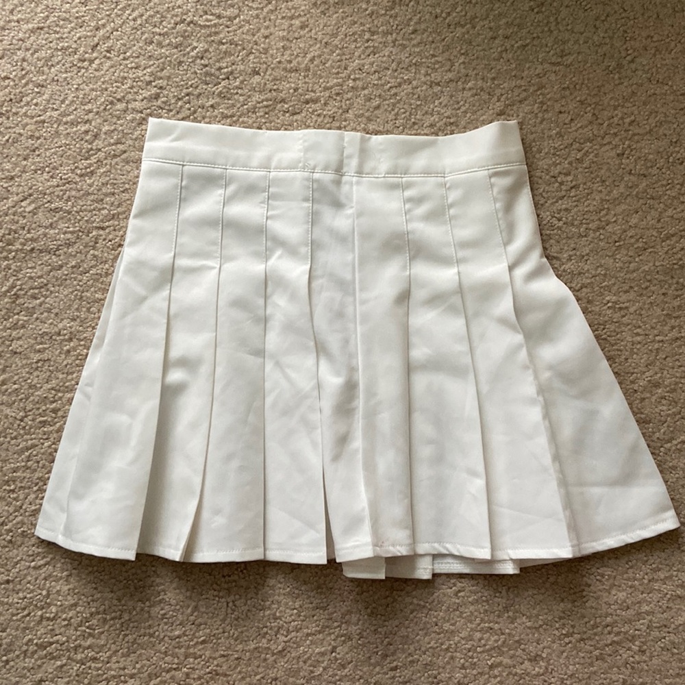 White Pleated Skirt (3 for $10)